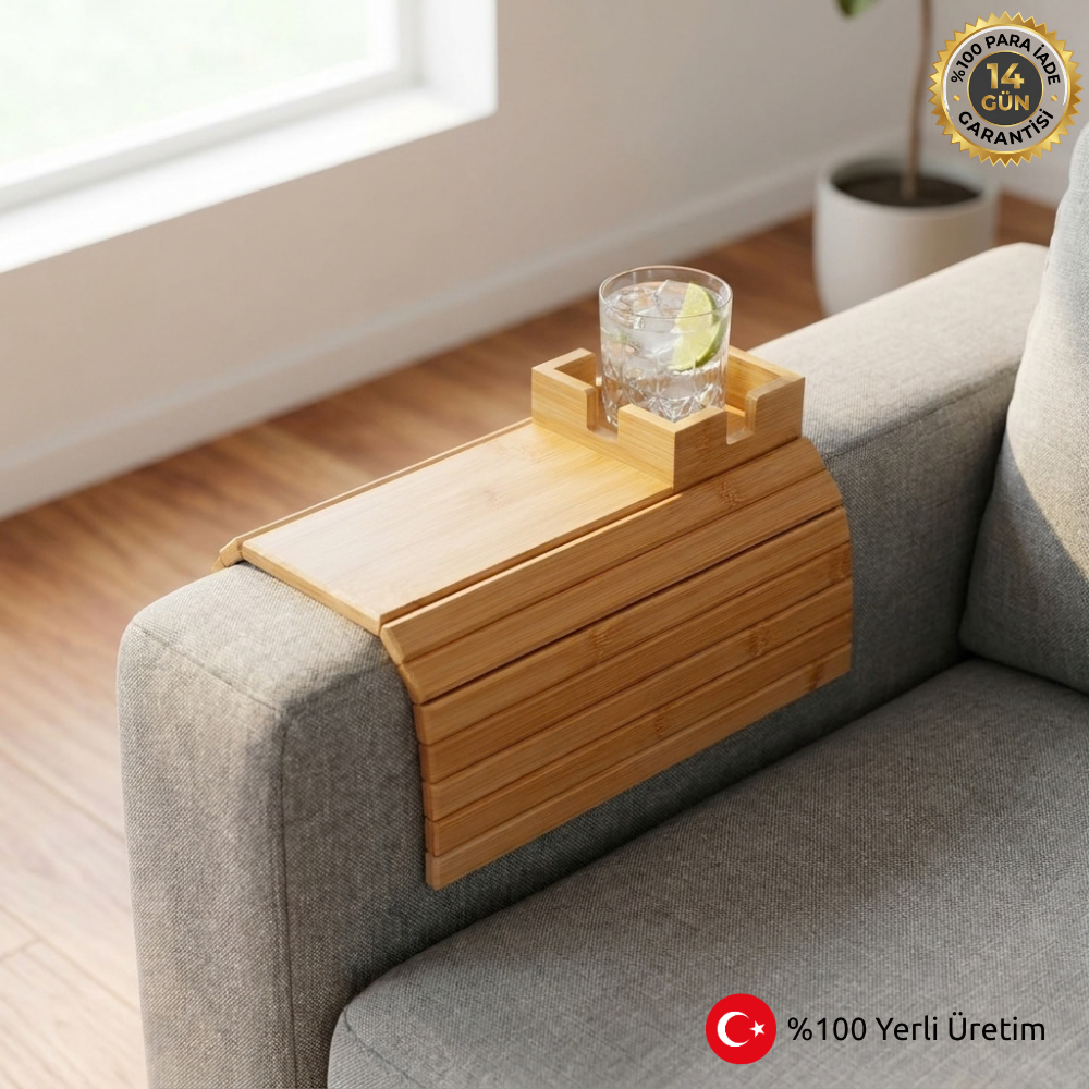 Huosta™ Ahşap Koltuk Tepsisi