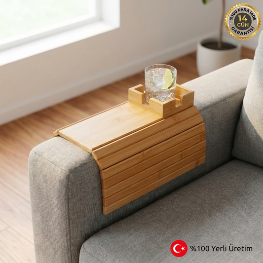 Huosta™ Ahşap Koltuk Tepsisi