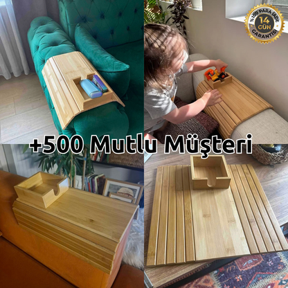 Huosta™ Ahşap Koltuk Tepsisi